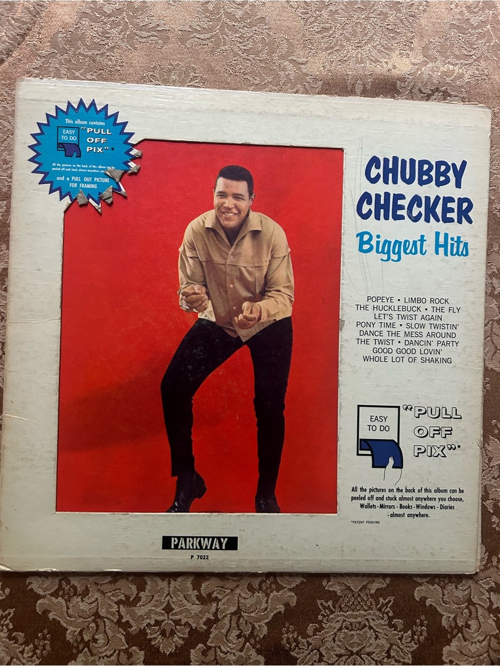Chubby Checker Biggest Hits Vinyl Album – Red, White, Blue
